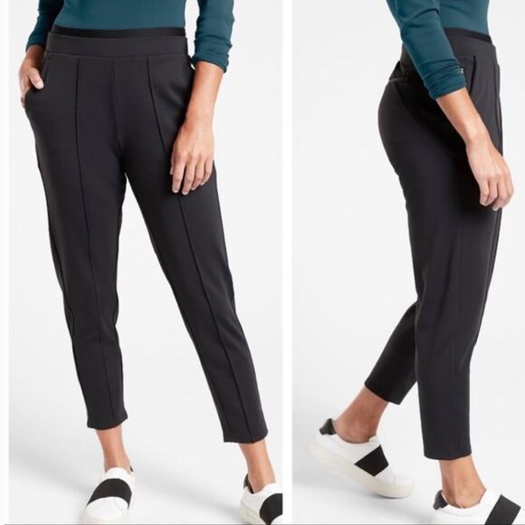 Athleta Black Cropped Ankle Pants - Picture 2 of 8